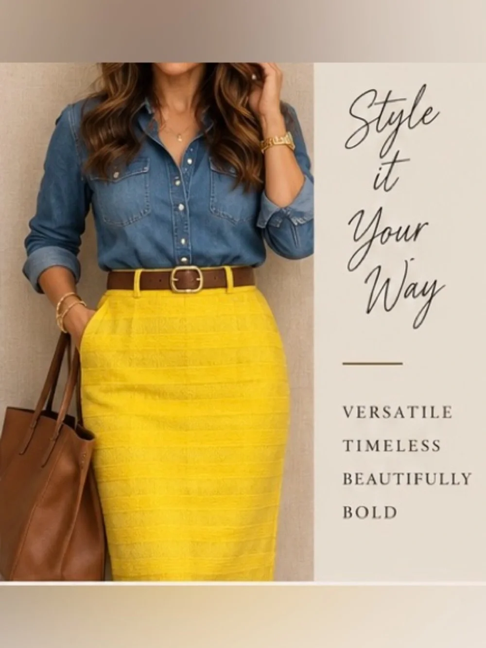 Trina Turk Canary Yellow Textured Pencil Skirt Size 10 NWT